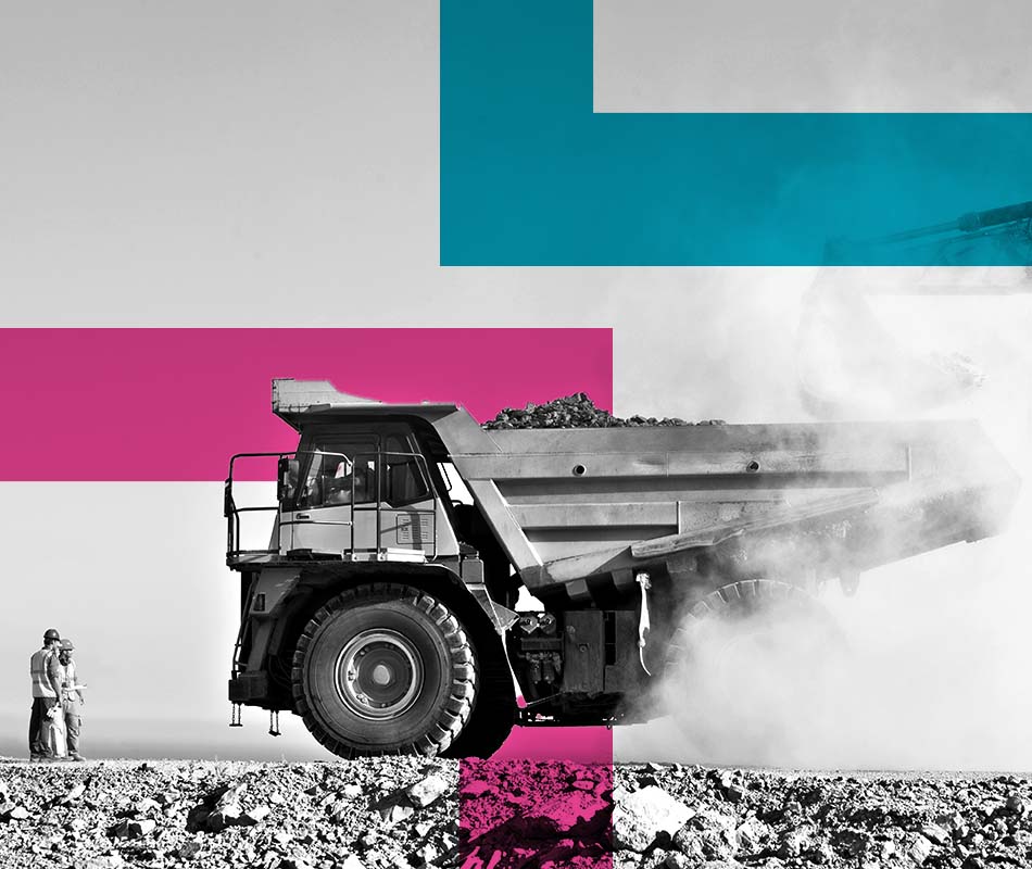 Large mining truck
